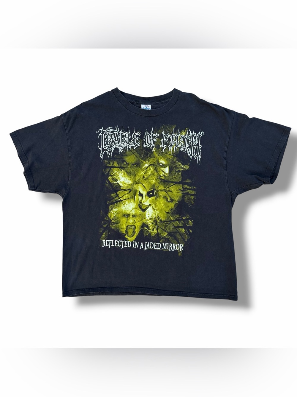 Vintage 2003 Cradle of Filth Reflected In A Jaded Mirror T-Shirt Black Size XXL